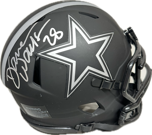 Darren Woodson Dallas Eclipse Signed Mini Football Helmet (JSA)