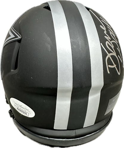 Darren Woodson Dallas Eclipse Signed Mini Football Helmet (JSA)