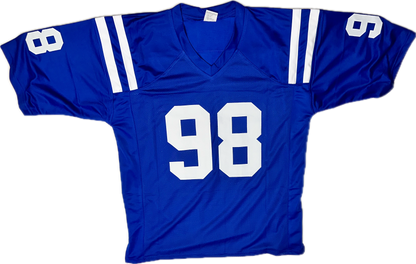 Robert Mathis Signed Custom Indianapolis Football Jersey (PIA)