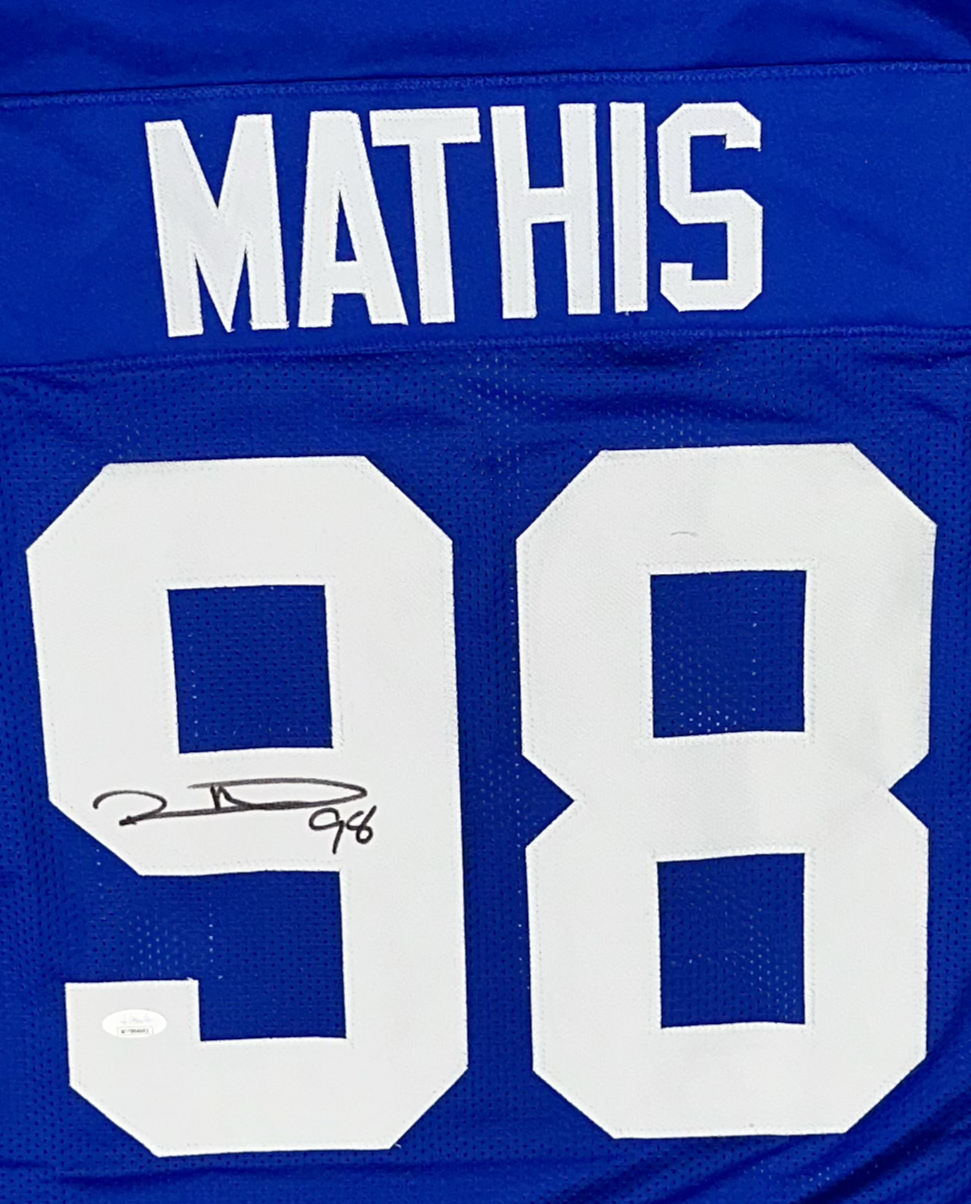 Robert Mathis Signed Custom Indianapolis Football Jersey (PIA)