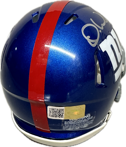 Darren Waller Signed New York Speed Home Mini Football Helmet (PIA)