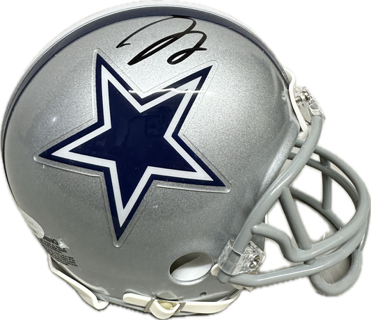 Trevon Diggs Rookie Signature Dallas Speed Mini Football Helmet (PIA/JSA)
