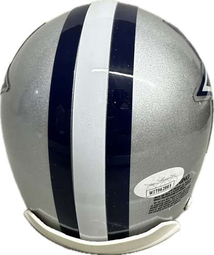 Trevon Diggs Rookie Autographed Dallas Signed Mini Football Helmet (JSA/PIA)