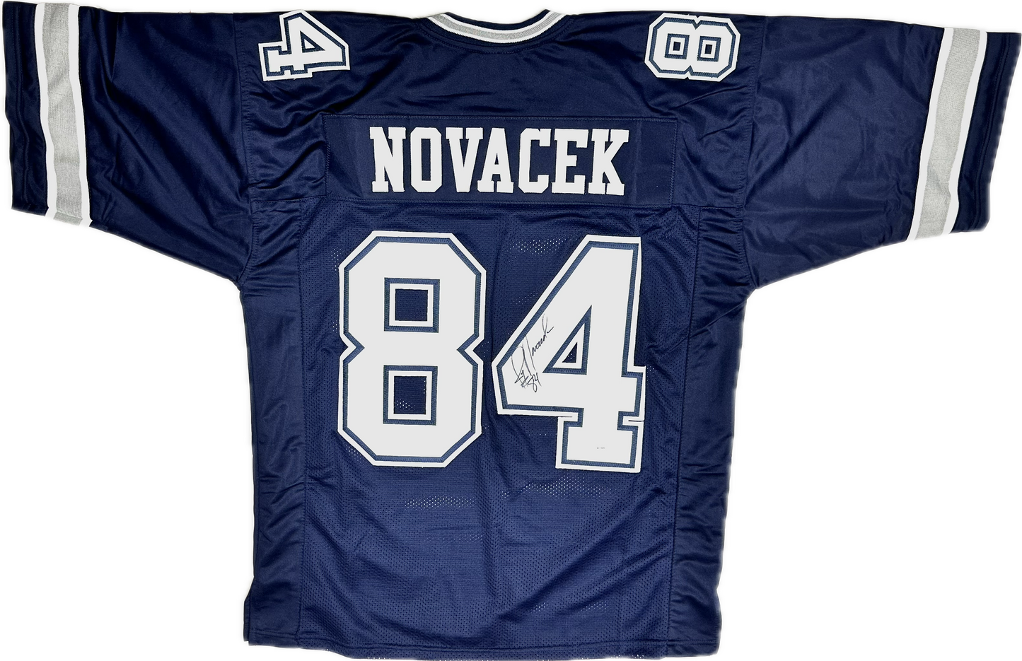 Jay Novacek Custom Signed Dallas Throwback Football Jersey (JSA/PIA)