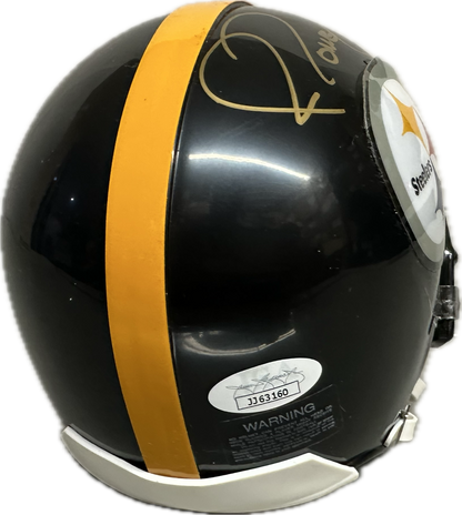 Jermos Bettis Pittsburgh  Signed Mini Football Helmet (JSA)