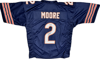 DJ Moore Signed Chicago Custom Home Autographed Football Jersey (PIA)