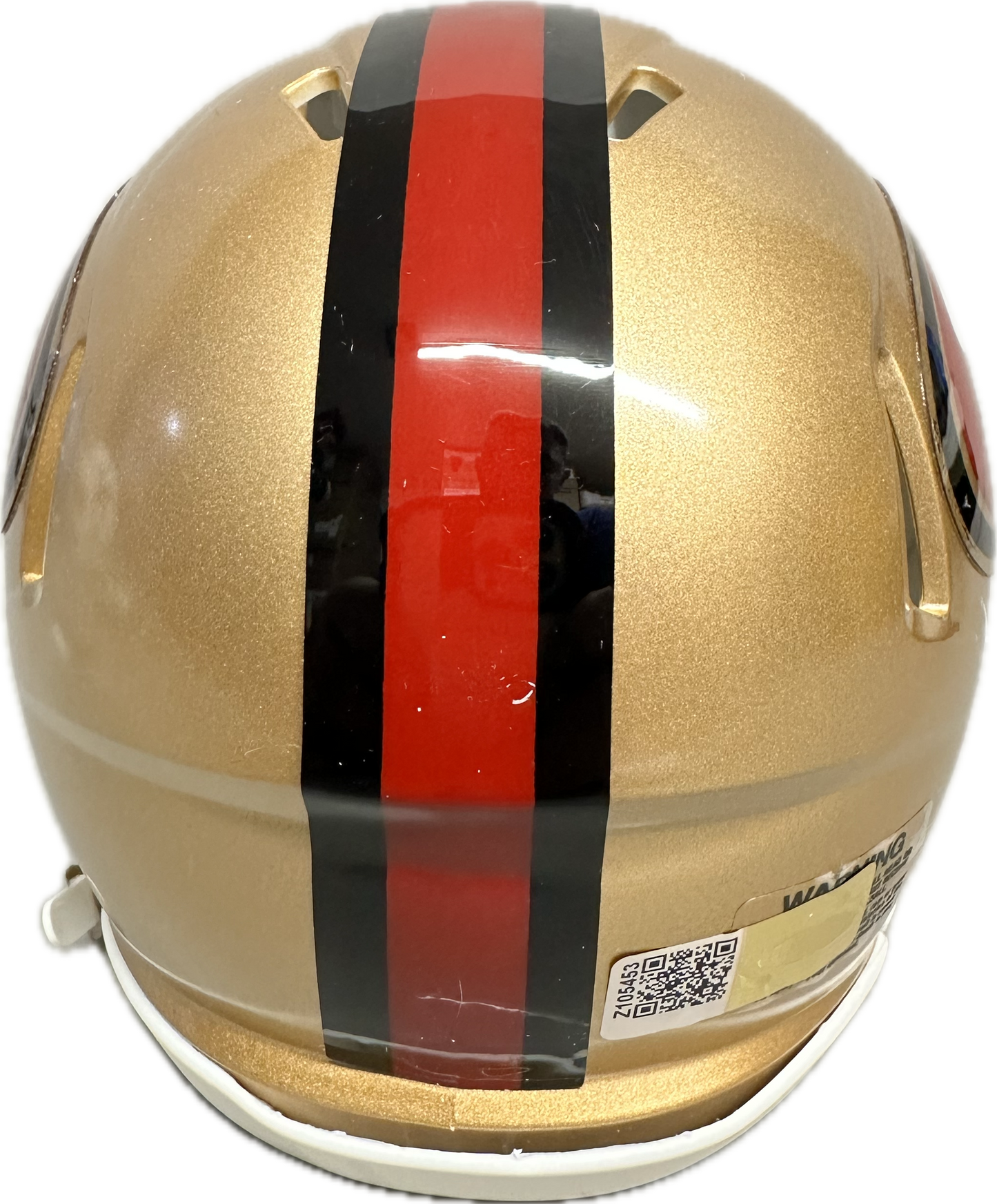 Christian McCaffrey San Francisco Signed Speed Mini Football Helmet (PIA)