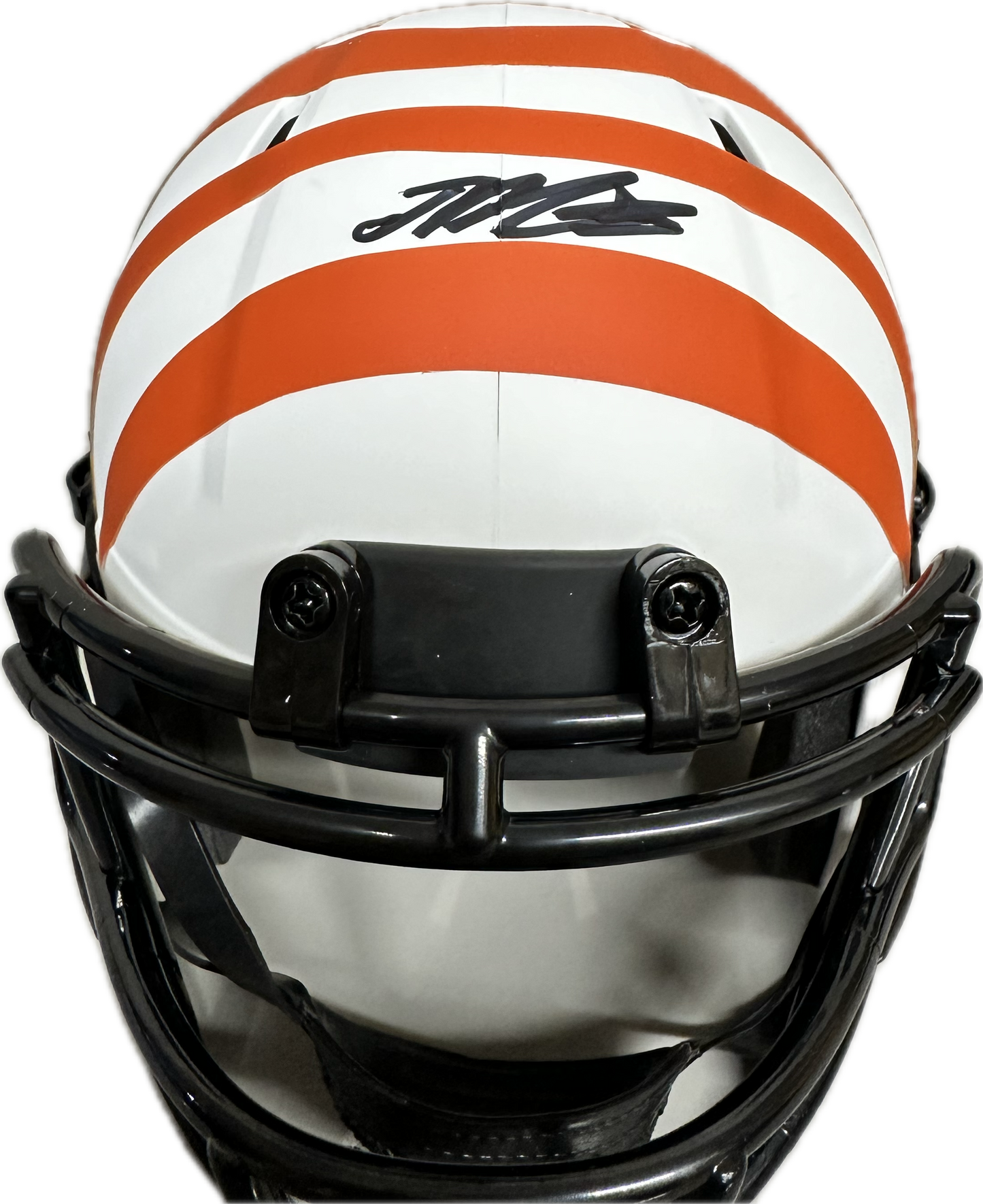 Joe Mixon Cincinnati Lunar Mini Football Helmet (PIA/JSA)WHo Dey