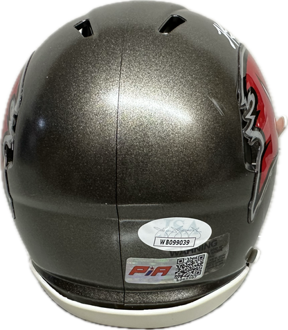 Trey Palmer Tampa Bay Signed Mini Football Helmet (PIA/JSA)
