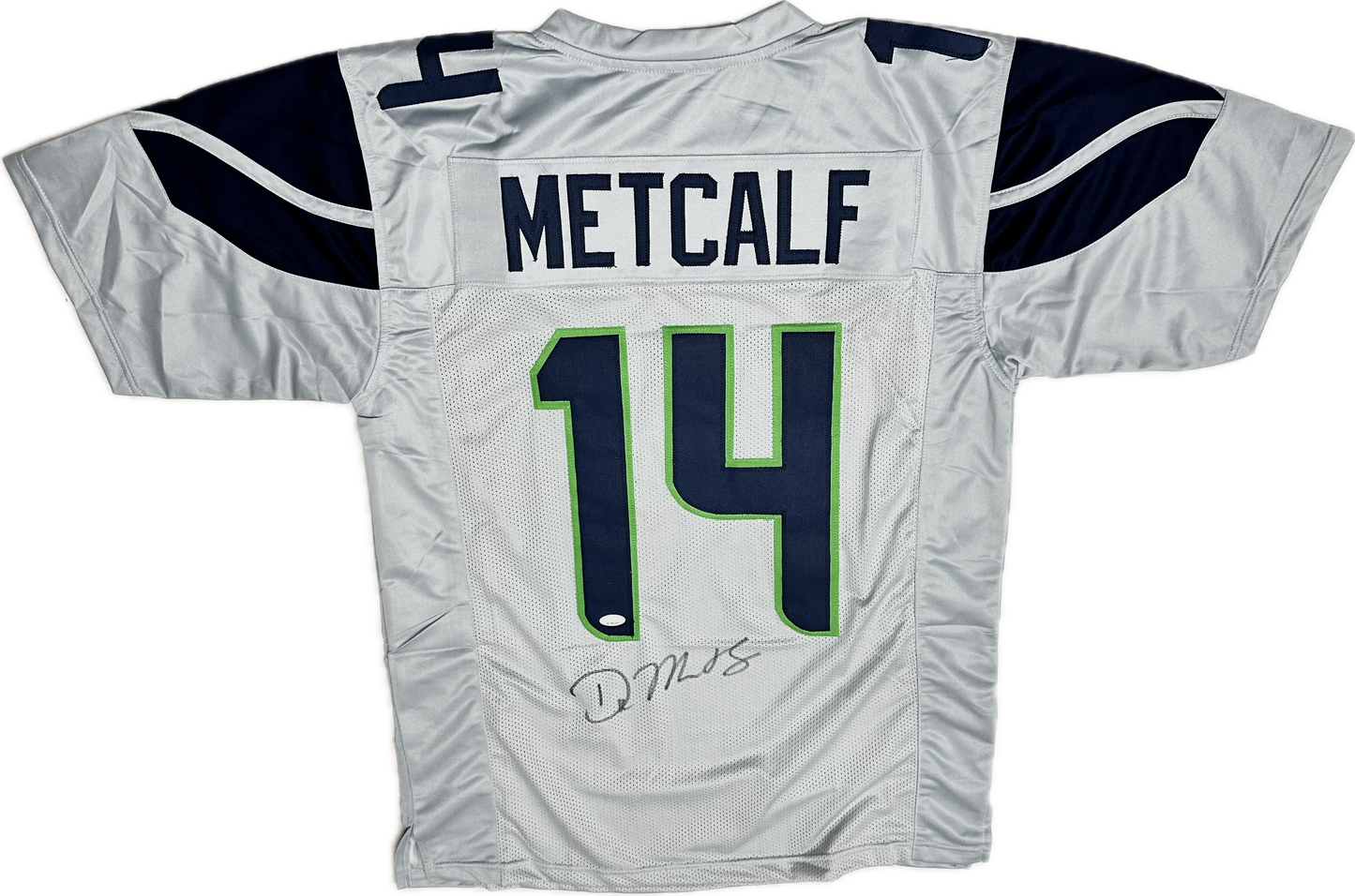 DK Metcalf Signed Seattle White Custom Jersey
