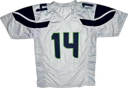 DK Metcalf Signed Seattle White Custom Jersey