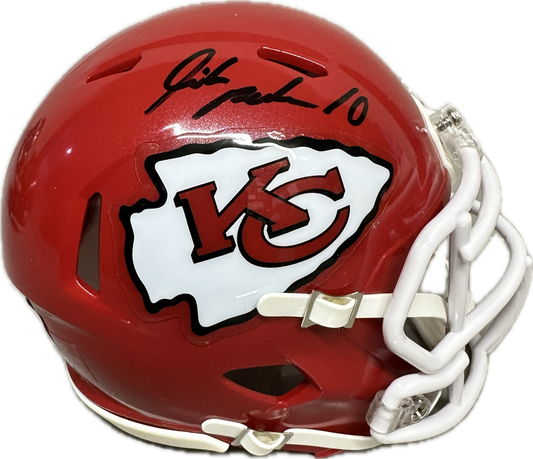 Isiah Pacheco Kansas City Red Speed Mini Football Helmet (PIA)