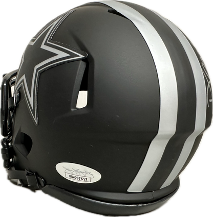 Darren Woodson Dallas Eclipse Signed Mini Football Helmet (JSA)