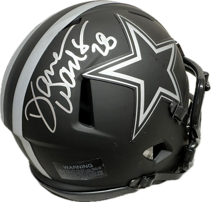 Darren Woodson Dallas Eclipse Signed Mini Football Helmet (JSA)