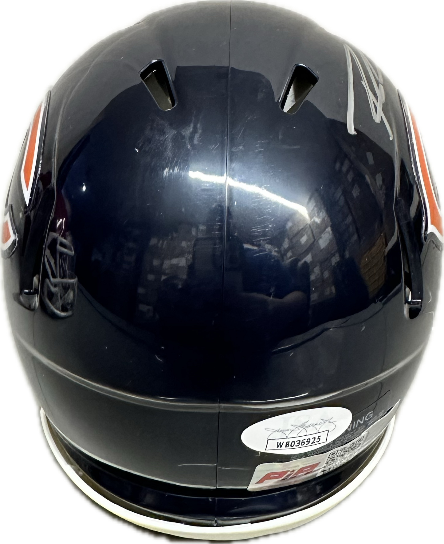 Roschon Johnson Chicago Speed Signed Mini Football Helmet (PIA/JSA)