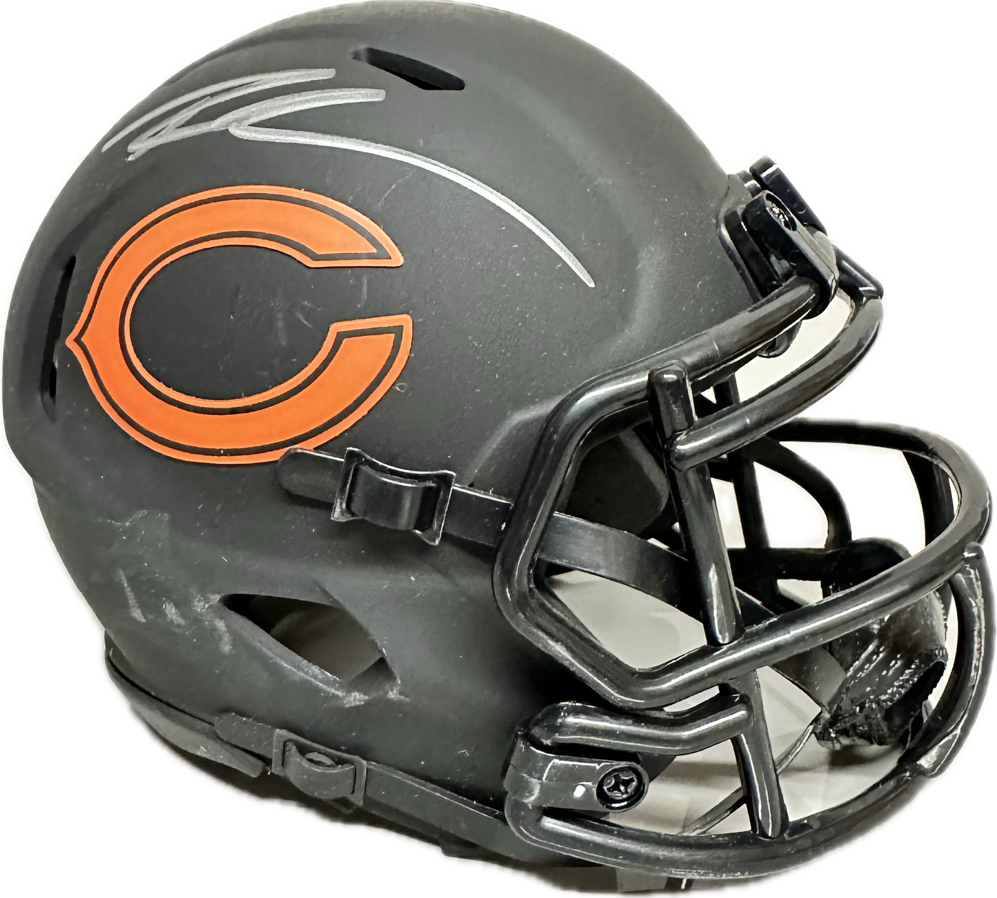 Roschon Johnson Chicago Eclipse Signed Mini Football Helmet (PIA/JSA)