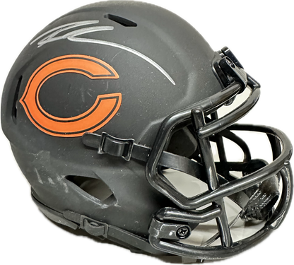 Roschon Johnson Chicago Eclipse Signed Mini Football Helmet (PIA/JSA)