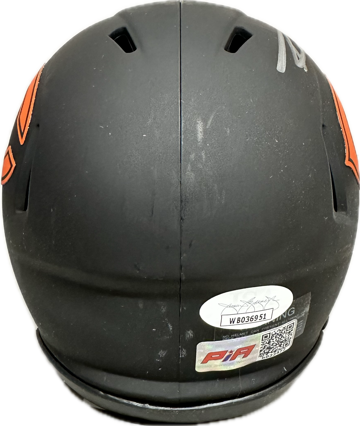Roschon Johnson Chicago Eclipse Signed Mini Football Helmet (PIA/JSA)