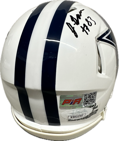 Jalen Brooks Dallas Signed Mini Football Helmet (JSA/PIA)