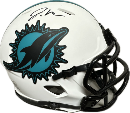 Xavien Howard Miami Signed White Lunar Mini Football Helmet (JSA)