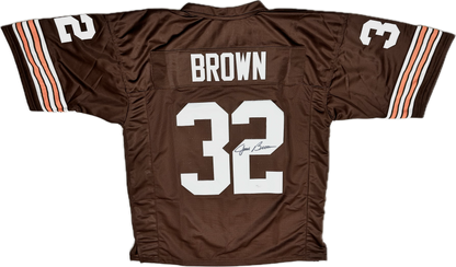Jim Brown Signed Cleveland Football Jersey (PIA) Brown