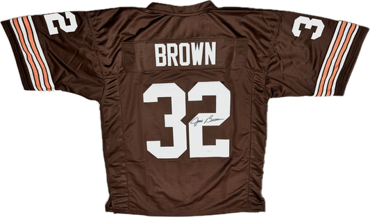 Jim Brown Signed Cleveland Football Jersey (PIA) Brown