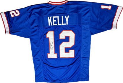 Jim Kelly Signed San Diego Football Jersey (PIA) Brown