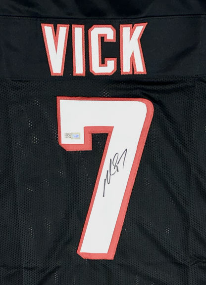 Michael Vick Signed Custom Atlanta Black Football Jersey (PIA)
