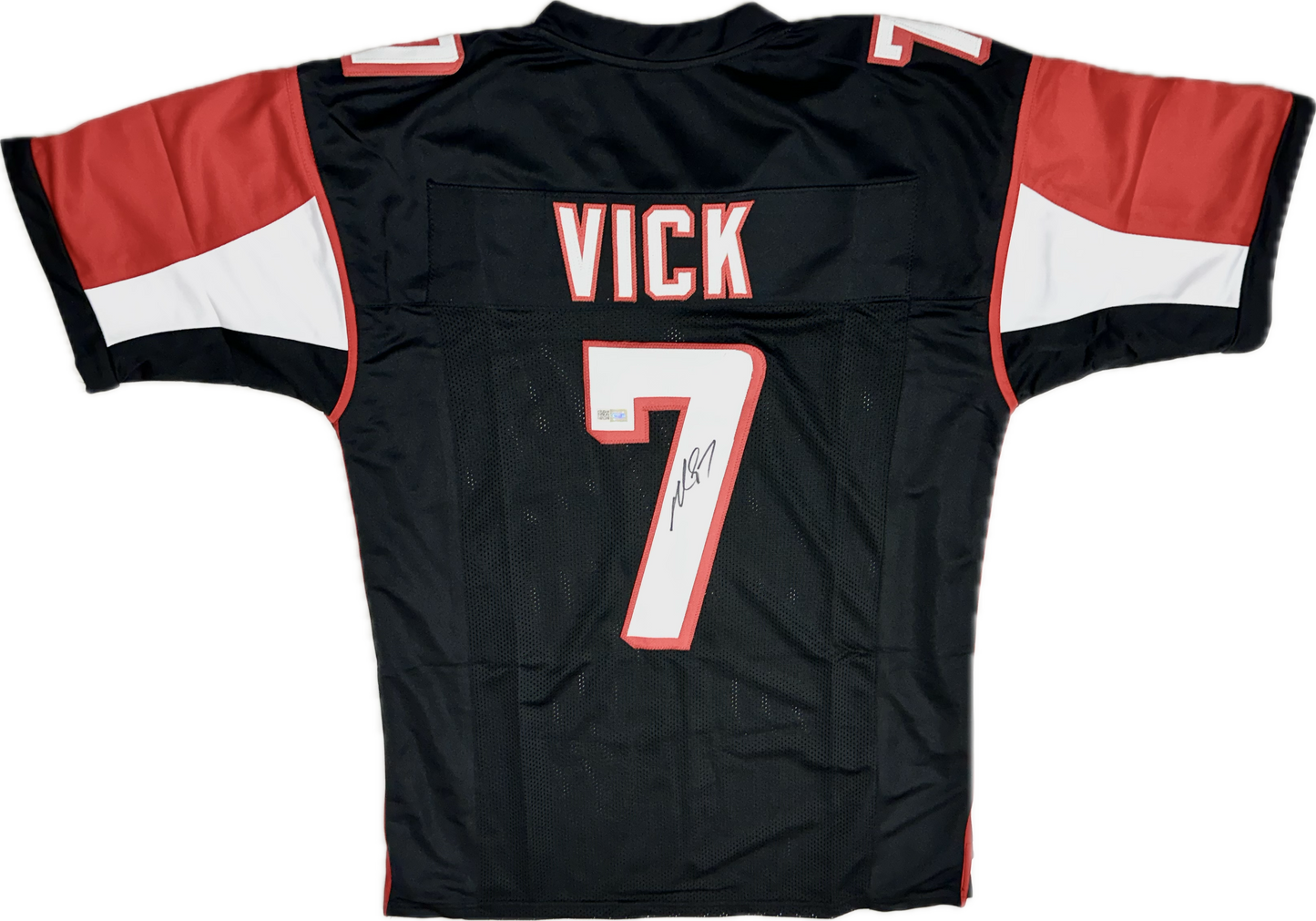 Michael Vick Signed Custom Atlanta Black Football Jersey (PIA)