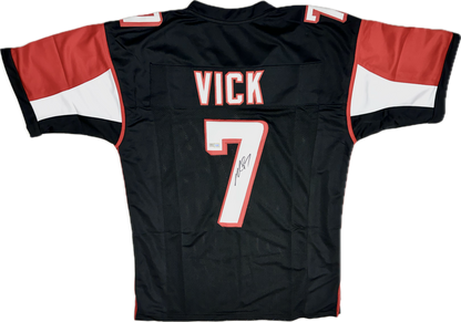 Michael Vick Signed Custom Atlanta Black Football Jersey (PIA)