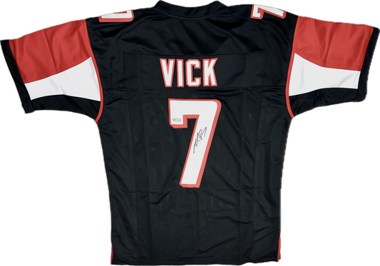 Michael Vick Signed Custom Atlanta Black Football Jersey (PIA)