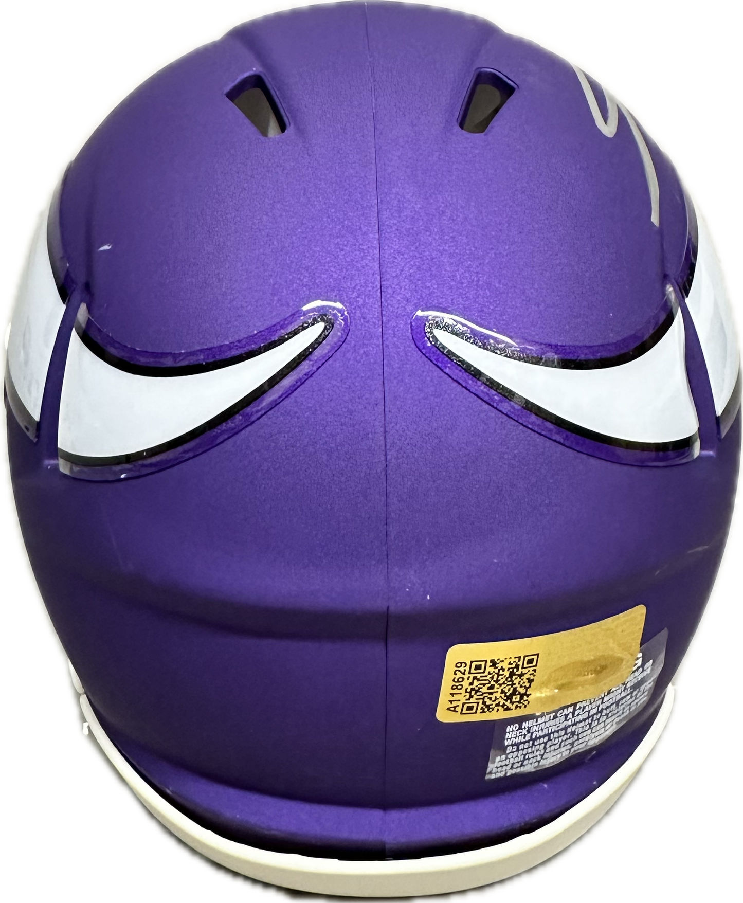 Jordan Addison Minnesota Puple Signed Mini Football Helmet (PIA)