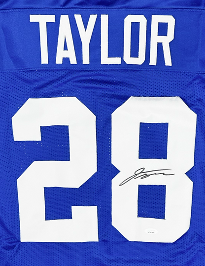 Jonathan Taylor Signed Custom Indianapolis Blue Football Jersey