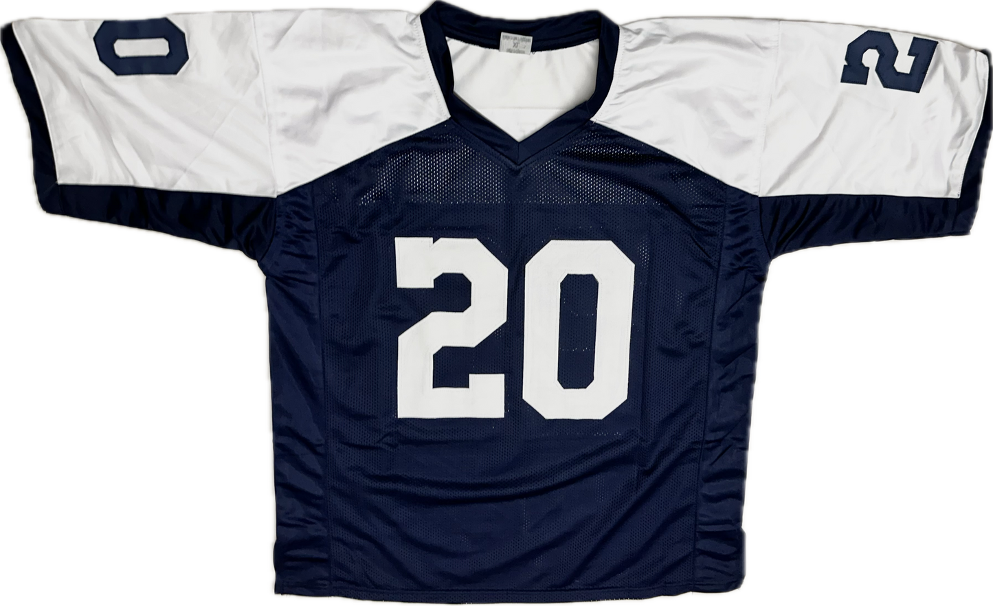 Tony Pollard Signed CustomThrowback Dallas Football Jersey (PIA/JSA)