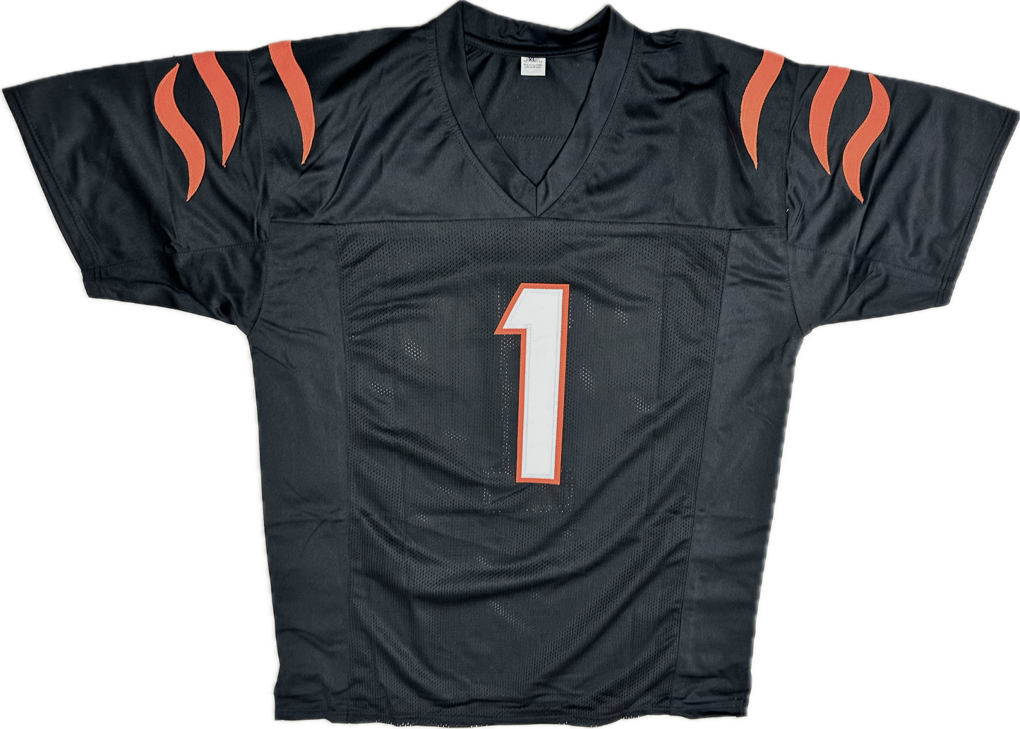 Ja'Marr Chase Signed Custom Black Cincinnati Football Jersey (PIA)