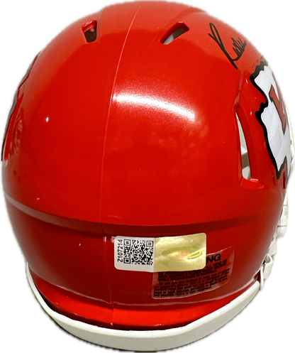 Rashee Rice Kansas City Red Mini Football Helmet (PIA) Superbowl Champs