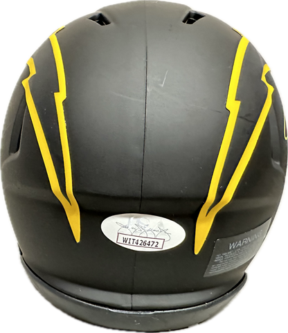 LaDainian Tomlinson Chargers Eclipse Signed Mini Football Helmet (JSA)