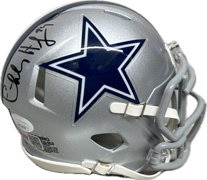 Charles Haley Dallas Grey Signed Mini Football Helmet (JSA/PIA)