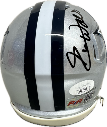 Everson Walls Dallas Grey Signed Mini Football Helmet (JSA/PIA)