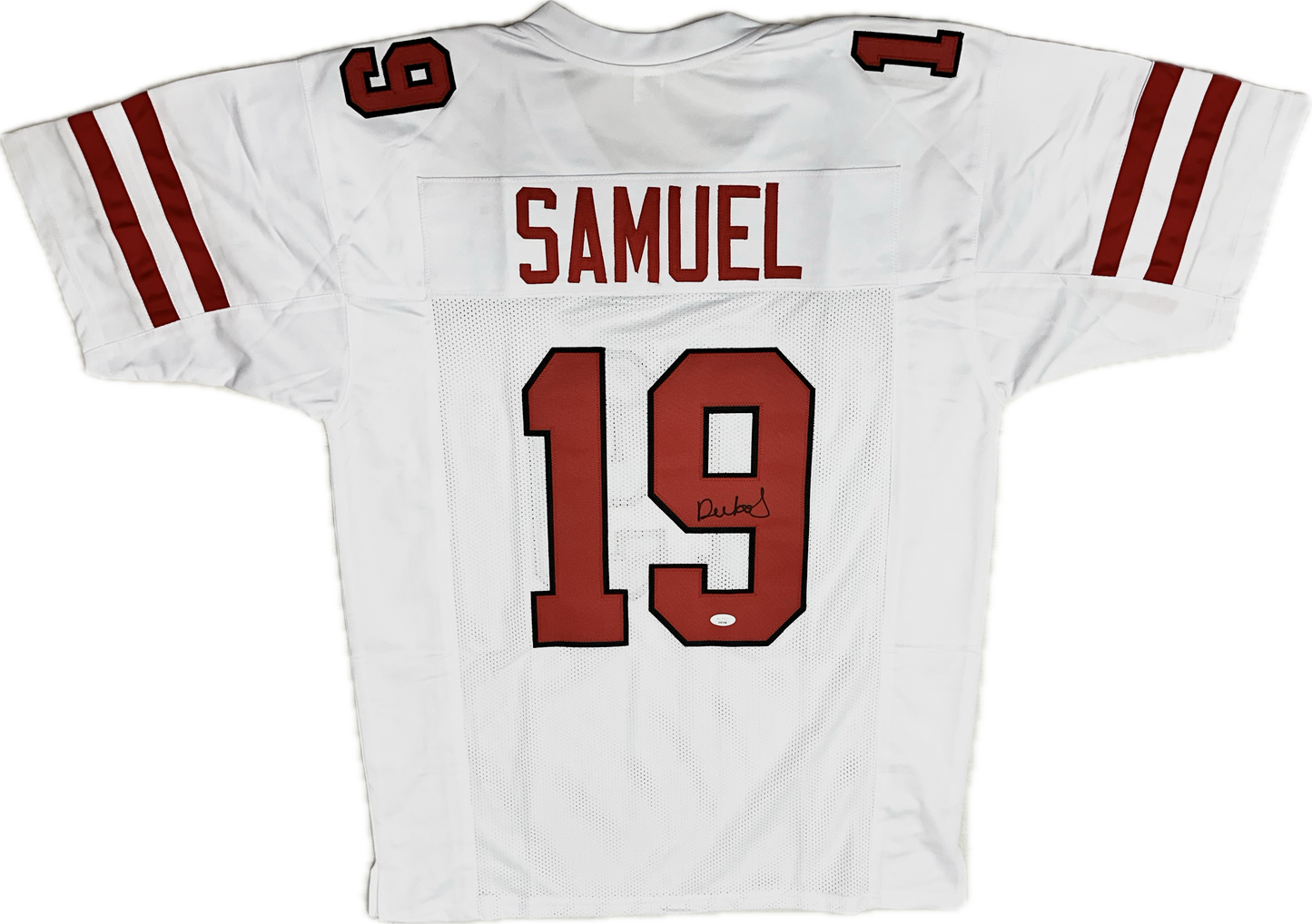 Deebo Samuel San Francisco Signed Custom White Football Jersey (PIA)