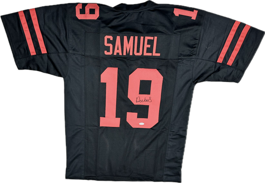 Deebo Samuel San Francisco Signed Custom Black Football Jersey (PIA)