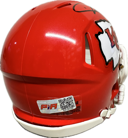 Chris Jones Kansas City Red Mini Football Helmet (PIA)