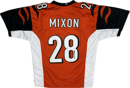 Joe Mixon Signed Custom Cincinnati Orange Football Jersey Old Style