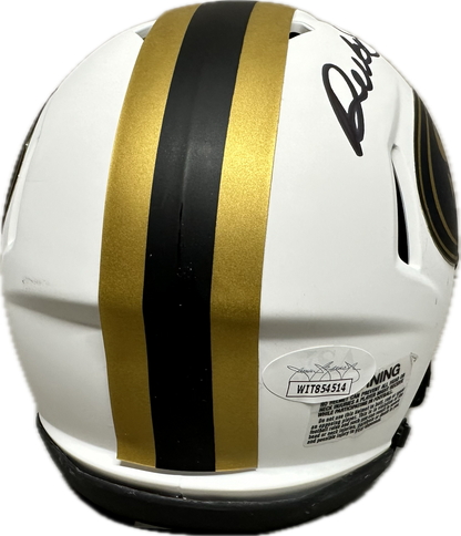 Deebo Samuel San Franscico Lunar Signed Mini Football Helmet (JSA)