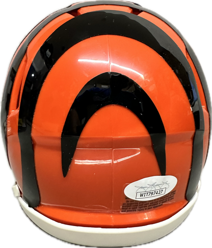 Carson Palmer Signed Cincinnati Mini Football Helmet (JSA)