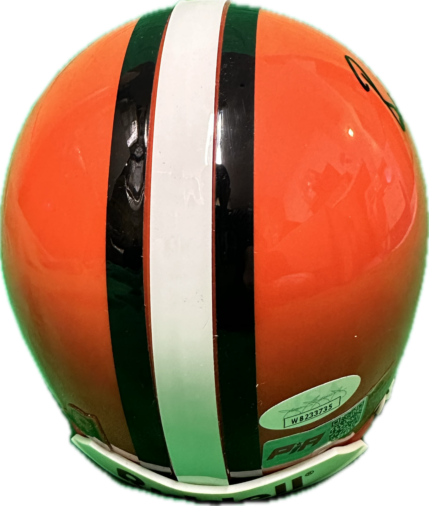 Baker Mayfield Clevland Signed Mini Football Helmet (PIA/JSA)