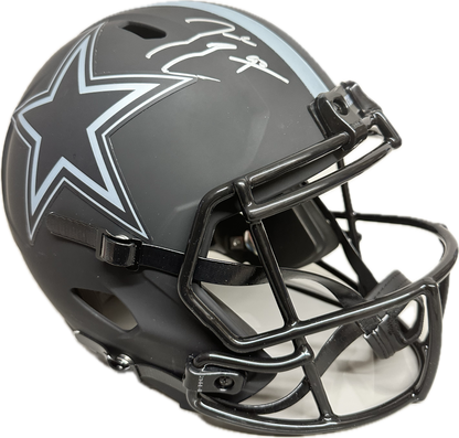 DeMarcus Lawrence Dallas Eclipse Full Size Speed Rep Football Helmet (JSA)