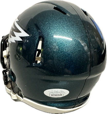 Michael Vick Home Philadelphia Signed Mini Football Helmet (JSA)