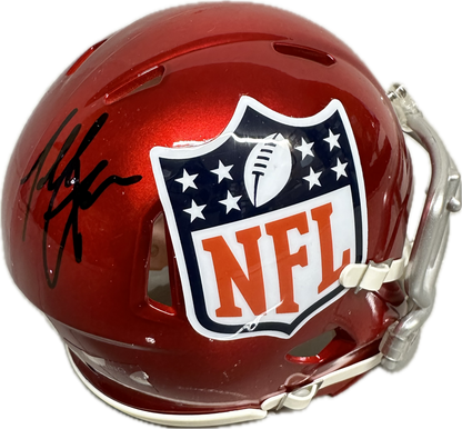 Terrell Suggs National Football League (NFL) Red Signed Mini Football Helmet (JSA)