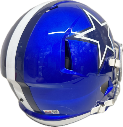 Trevon Diggs Dallas Full Size Speed Rep Flash Football Helmet (PIA)